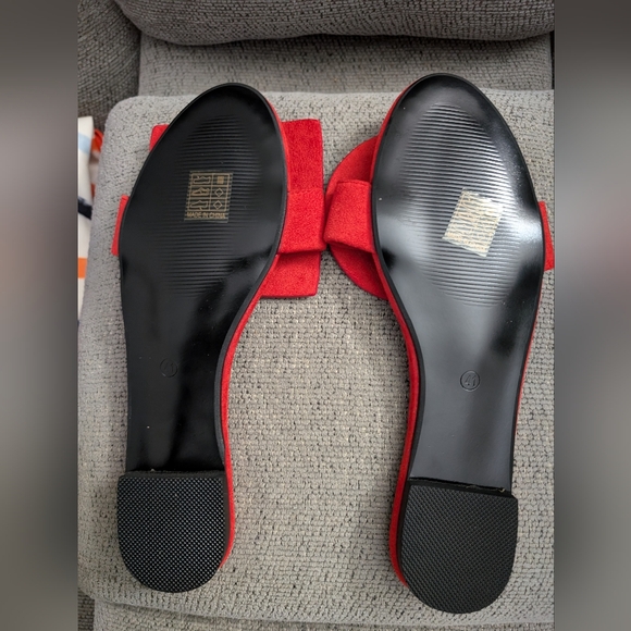 Slides - New- SHEIN Geometric/Asymmetrical Flat Slippers - Size 41/ 9.5-10 - Picture 2 of 4